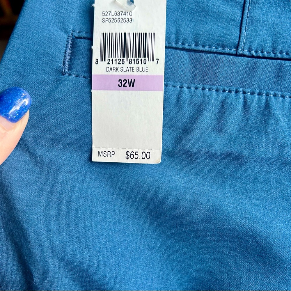 G.H.Bass&Co. Blue Shorts NWT 32 - Picture 4 of 9